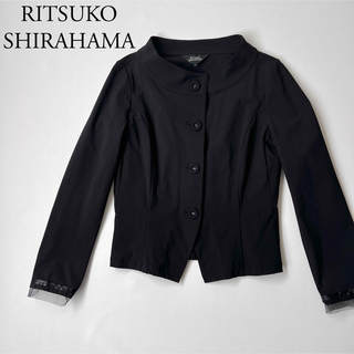 リツコシラハマ(RITSUKO SHIRAHAMA)の美品 RITSUKO SHIRAHAMA リツコシラハマ　ストレッチジャケット(テーラードジャケット)