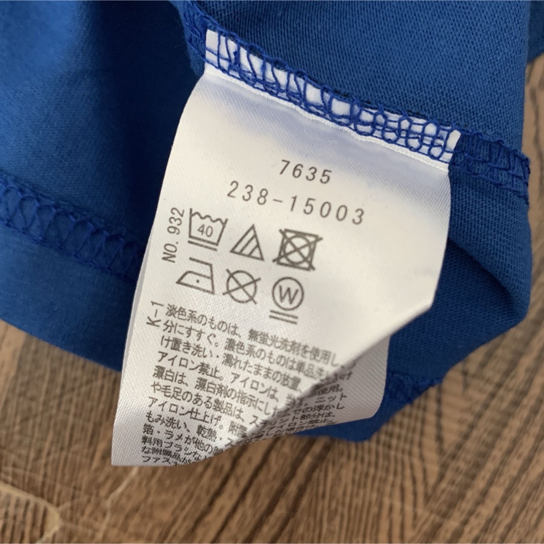 THE SHOP TK(ザショップティーケー)のTHESHOPTK 半袖 ブルー 青 キッズ/ベビー/マタニティのキッズ服男の子用(90cm~)(Tシャツ/カットソー)の商品写真
