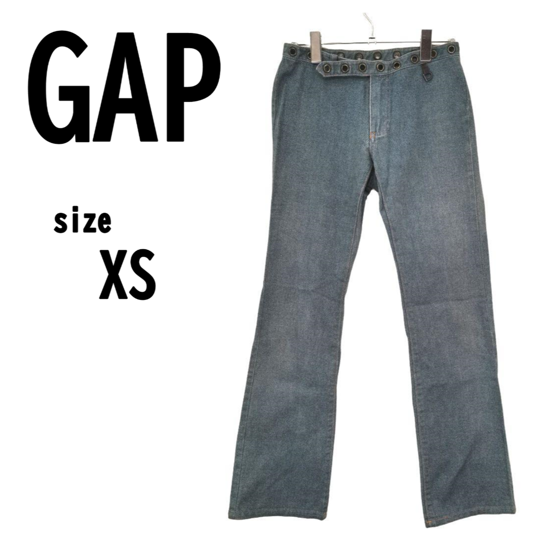 【XS(0)】GAP ギャップ レディース ジーンズ ユニーク ヴィンテージ風 レディースのパンツ(デニム/ジーンズ)の商品写真