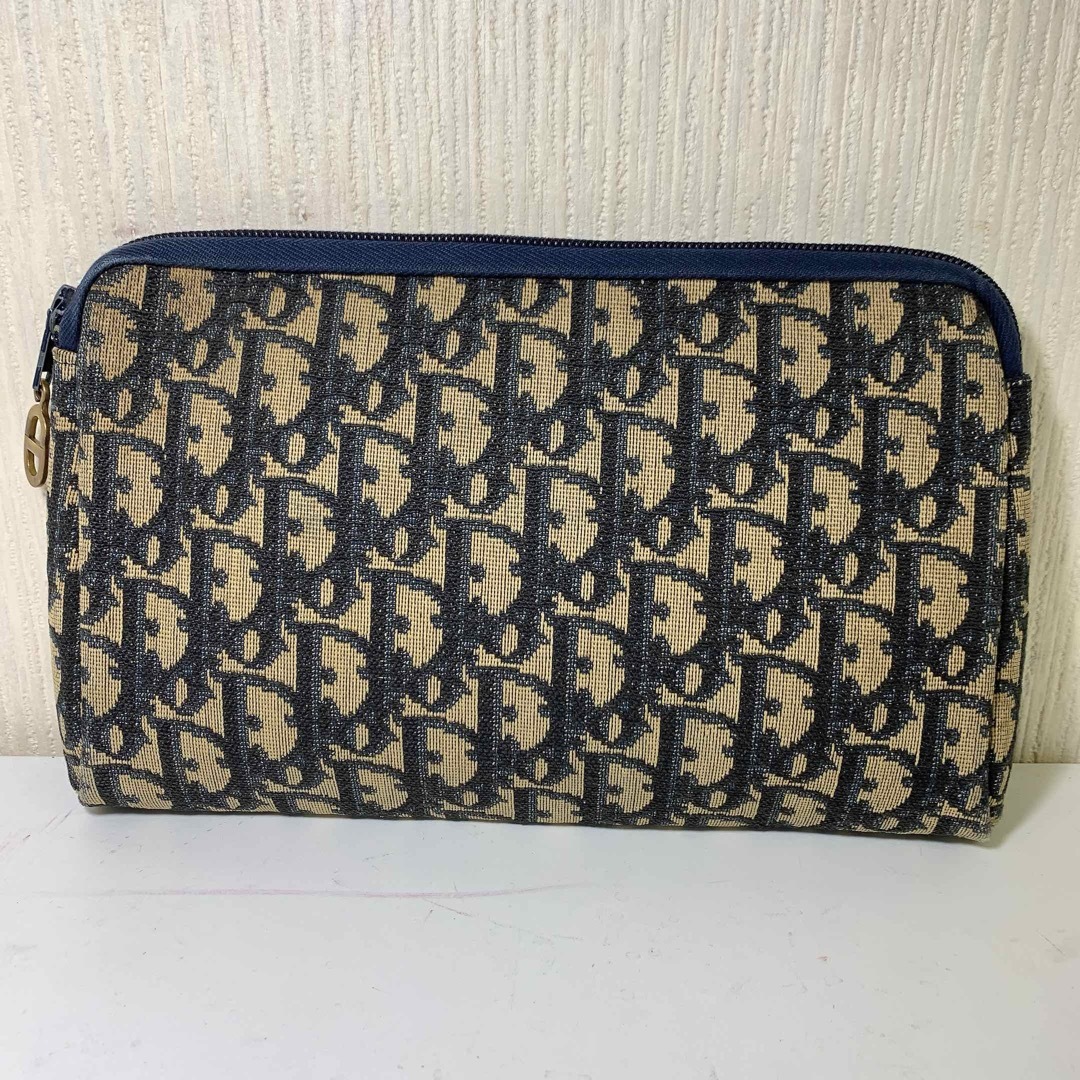 R Christian Dior トロッターポーチ 美品 R Christian Dior トロッターポーチ 美品