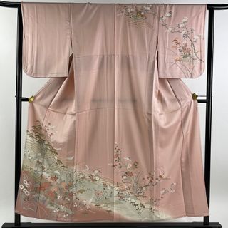 訪問着 身丈154cm 裄丈64.5cm 正絹 秀品 【中古】(着物)