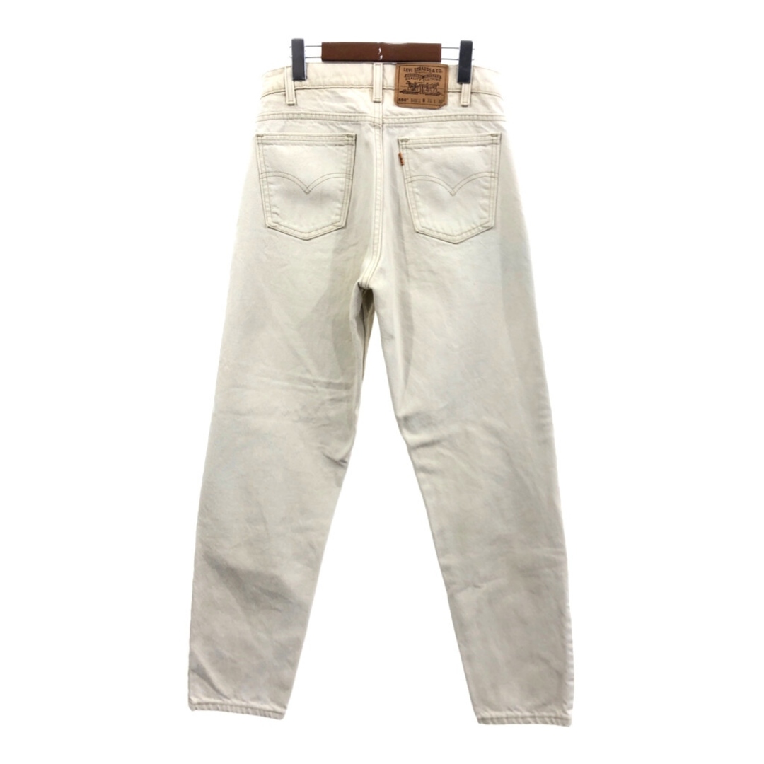 Levi's(リーバイス)の90年代 USA製 Levi's リーバイス 550 デニムパンツ ホワイト (メンズ W31 L30) 中古 古着 Q7301 メンズのパンツ(デニム/ジーンズ)の商品写真