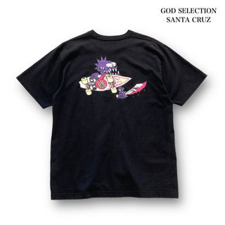 GOD SELECTION XXX - 【GOD SELECTION × SANTA CRUZ】コラボTシャツ ブラック