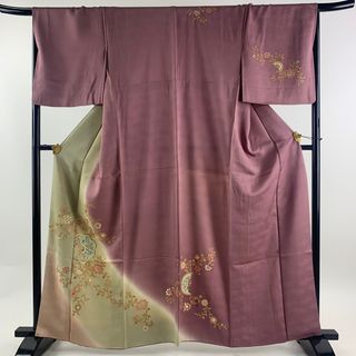 訪問着 身丈162cm 裄丈68.5cm 正絹 秀品 【中古】(着物)