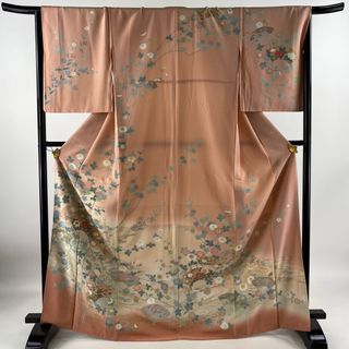 訪問着 身丈168cm 裄丈67.5cm 正絹 秀品 【中古】(着物)