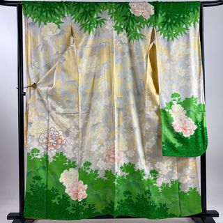 振袖 身丈159cm 裄丈65.5cm 正絹 秀品 【中古】(着物)