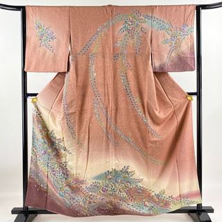 訪問着 身丈159cm 裄丈63.5cm 正絹 美品 名品 【中古】(着物)