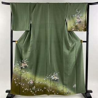 訪問着 身丈163.5cm 裄丈67cm 正絹 美品 優品 【中古】(着物)