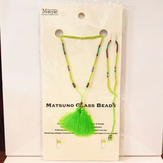 マツノグラスビーズ(MATSUNO GLASS BEADS)の〖新品未開封〗MATSUNO GLASS BEADS/松野グラスビーズネックレス(ネックレス)