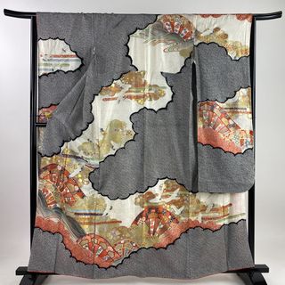 振袖 身丈161.5cm 裄丈64cm 正絹 名品 【中古】(着物)