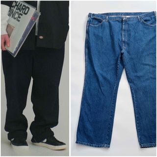 ディッキーズ(Dickies)の超ビッグサイズ Dickies ディッキーズ デニムパンツ ジーパン W50古着(デニム/ジーンズ)