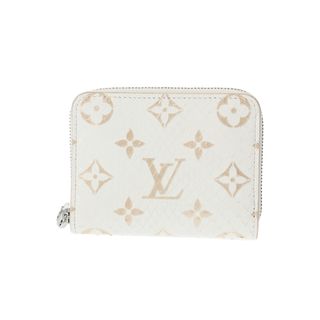 ルイヴィトン(LOUIS VUITTON)のルイヴィトン  エキゾチックレザー ジッピーコインパース コインケース 白(コインケース)