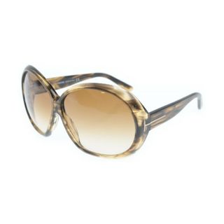 トムフォード(TOM FORD)のTOM FORD トムフォード サングラス - ベージュx茶系 【古着】【中古】(サングラス/メガネ)