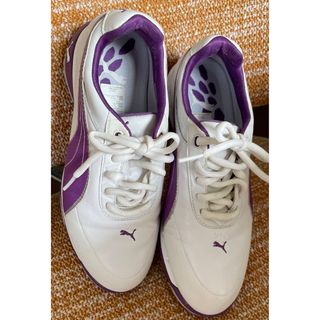 プーマ(PUMA)の美品♡PUMA プーマ　レディースゴルフシューズ　23.5(シューズ)