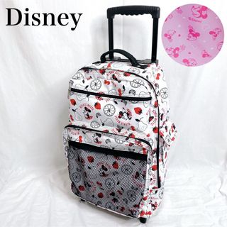 ディズニー(Disney)の【美品】ディズニー ミニー キャリーバッグ キャリーケース 旅行(スーツケース/キャリーバッグ)