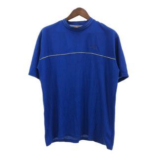 フブ(FUBU)のFUBU フブ 半袖Ｔシャツ 大きいサイズ ワンポイント ブルー (メンズ 4XL) 中古 古着 Q7306(Tシャツ/カットソー(半袖/袖なし))