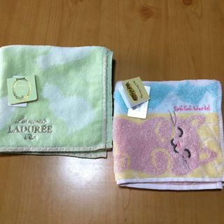 LADUREE - グーグーワールドとラデュレタオルハンカチ２枚