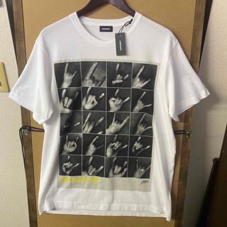 ディーゼル(DIESEL)の【新品】DIESEL プリント Tシャツ Lサイズ(Tシャツ/カットソー(半袖/袖なし))