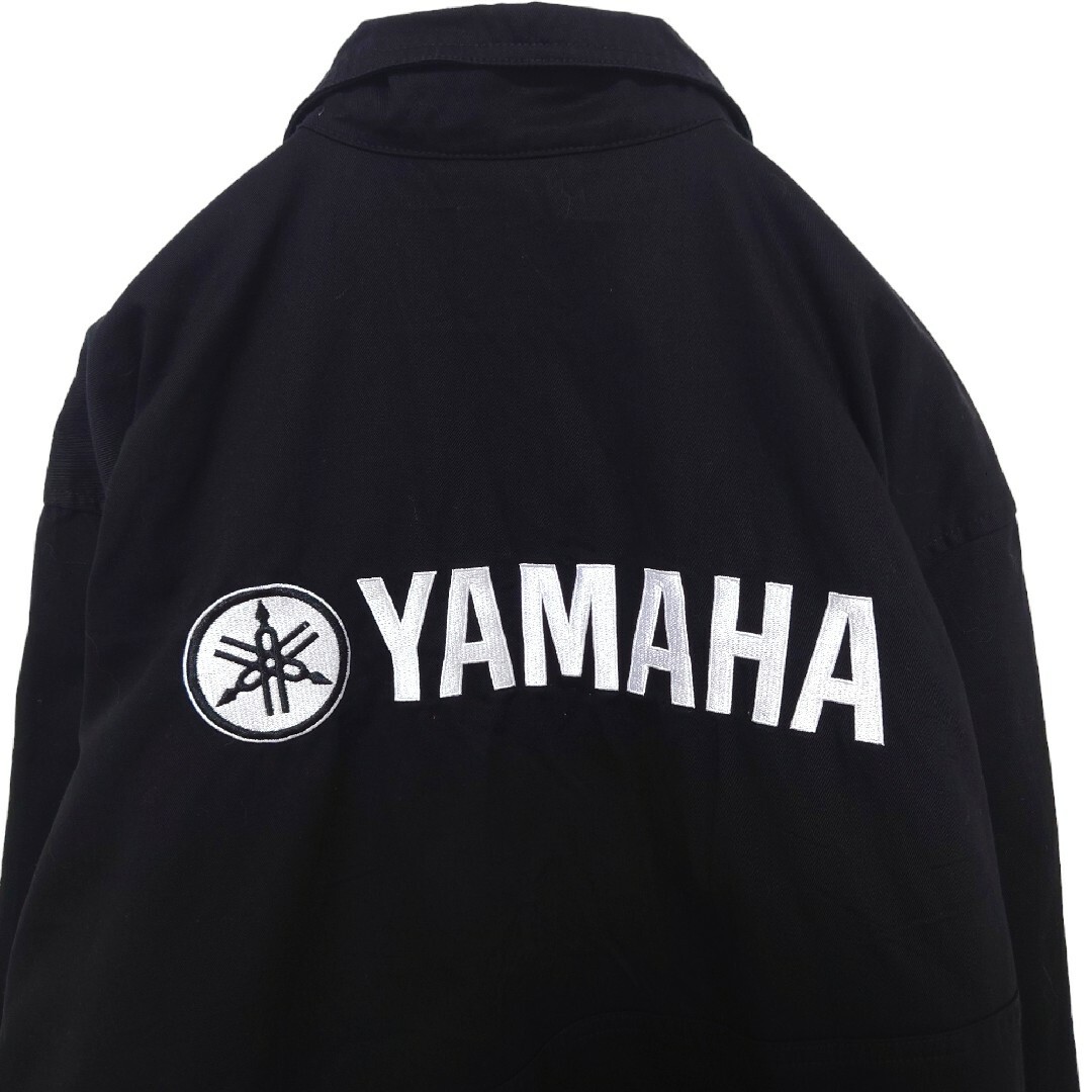 YAMAHA MOTOR POWERED PRODUCTS(ヤマハモーターパワープロダクツ)の【YAMAHA】ロゴ刺繍 ジャケット バイク レーシングA-1950 メンズのジャケット/アウター(その他)の商品写真
