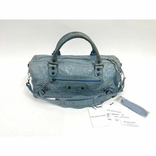 バレンシアガバッグ(BALENCIAGA BAG)のBALENCIAGA バレンシアガ ヴィンテージ ザ ツィギー 水色 貴重カラー(ショルダーバッグ)