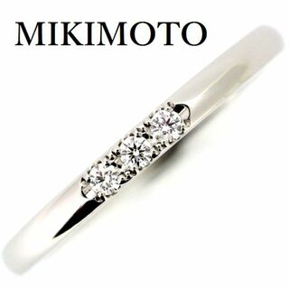 MIKIMOTO - ミキモト ダイヤモンド 0.05ct リング Pt950 10号