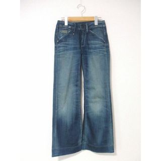 ジースター(G-STAR RAW)のG-STAR/3301/ダメージ加工/デニムパンツ/サイズ24/ネイビー/ジースター【中古】【レディース】1-0704G▲(デニム/ジーンズ)