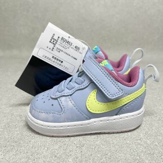 ナイキ(NIKE)のタグ付き未使用品 ナイキ 9cm コートバーロウ2 ライトブルー スニーカー(スニーカー)