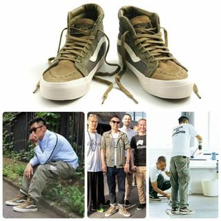 ダブルタップス(W)taps)のWTAPS VANS VAULT コラボ SK8-HI OLIVE 13AW(スニーカー)