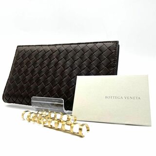 Bottega Veneta - BOTTEGAVENETA イントレチャート 手帳ケース ブラウン レザー