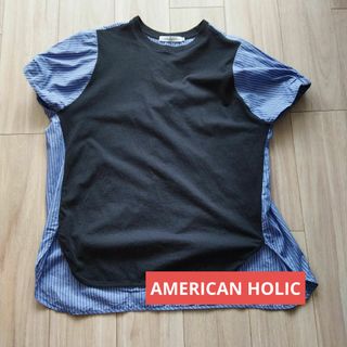 アメリカンホリック(AMERICAN HOLIC)のAMERICAN HOLIC 半袖カットソー　М(シャツ/ブラウス(半袖/袖なし))