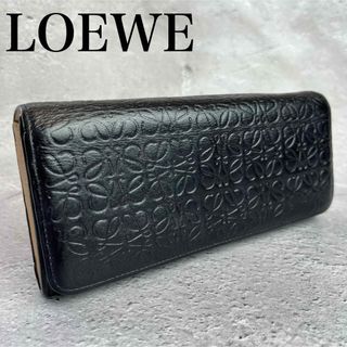 ロエベ(LOEWE)のLOEWEロエベレザー長財布アナグラムリピート (財布)