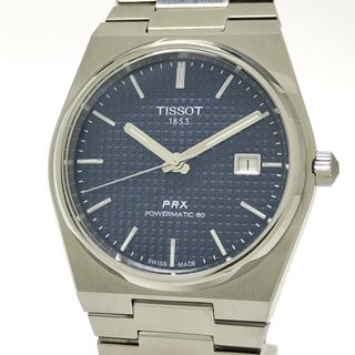 TISSOT - TISSOT PRX パワーマティック 80 腕時計 自動巻き 文字盤ネイビー