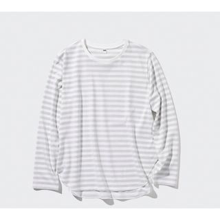 ユニクロ(UNIQLO)のUNIQLO ユニクロ　ソフトコットンラウンドヘムT XL(Tシャツ(長袖/七分))