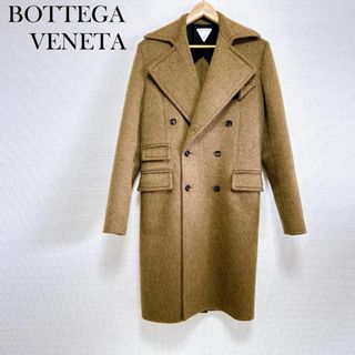 ボッテガヴェネタ(Bottega Veneta)のボッテガヴェネタ チェスターコート ウール モヘヤ ロングコート ブラウン(チェスターコート)