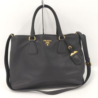 プラダ(PRADA)のPRADA 2WAY ハンドバッグ ショルダーバッグ レザー ブラック(その他)