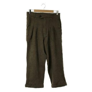 WRIGHT&DOYLE / ライトアンドドイル | 2022AW | BEAULIEU DOUBLE PLEAT TROUSERS ウール 2プリーツ トラウザー | 1 | タバコ | メンズ(その他)