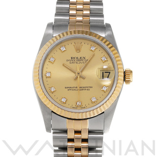 ロレックス(ROLEX)の中古 ロレックス ROLEX 68273G R番(1987年頃製造) シャンパン /ダイヤモンド ユニセックス 腕時計(腕時計)