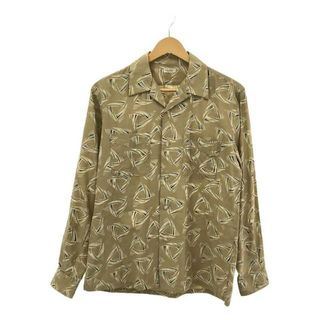 フィグベル(PHIGVEL)のPHIGVEL / フィグベル | DELTA PATTERN OPEN COLLAR L/S SHIRTS デルタパターン 総柄 オープンカラーシャツ | 1 | メンズ(Tシャツ/カットソー(七分/長袖))