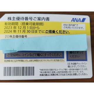 エーエヌエー(ゼンニッポンクウユ)(ANA(全日本空輸))のANA　株主優待券　1枚(その他)