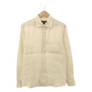 ナイジェルケーボン(Nigel Cabourn)の​NIGEL CABOURN / ナイジェルケーボン | BRITISH LINEN OXFORD ブリテッシュリネン オックスフォード オフィサーシャツ | 46 | メンズ(Tシャツ/カットソー(七分/長袖))