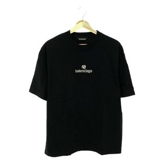 バレンシアガ(Balenciaga)のBALENCIAGA / バレンシアガ | コットン ロゴ オーバーカットソー Tシャツ | S | メンズ(Tシャツ/カットソー(半袖/袖なし))