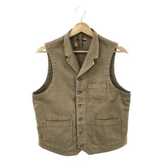 NIGEL CABOURN LYBRO / ナイジェルケーボンライブロ | BRITISH ARMY VEST ヘリンボーン ブリティッシュ アーミーベスト | 46 | メンズ(ベスト)