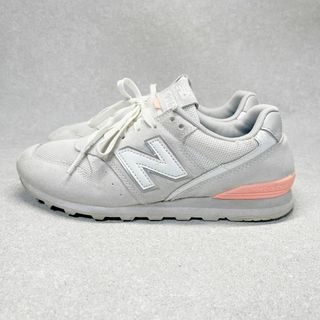 ニューバランス(New Balance)のニューバランス 24cm WL996CPL ホワイト×ピンク スニーカー(スニーカー)