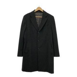 バーニーズニューヨーク(BARNEYS NEW YORK)の【美品】  BARNEYS NEWYORK / バーニーズニューヨーク | × Loro Piana / ロロピアーナ MADISON cashmere 100％ / カシミヤ チェスターコート /  総裏地 | 48-04 | グレー | メンズ(その他)