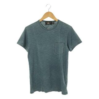 ダブルアールエル(RRL)のRRL / ダブルアールエル | ヴィンテージ加工 クルーネック ポケットTシャツ | S | メンズ(Tシャツ/カットソー(半袖/袖なし))