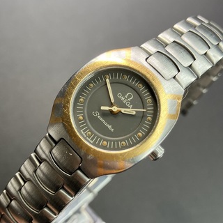 オメガ(OMEGA)の【良品 可動品】オメガ 腕時計 シーマスター ポラリス K18 レディース(腕時計)