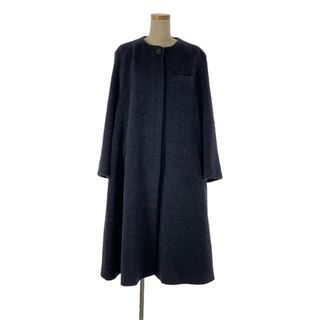 ジルサンダーネイビー(JIL SANDER NAVY)のJIL SANDER NAVY / ジルサンダーネイビー | ウール ラグランスリーブ ノーカラーコート | 38 | レディース(その他)