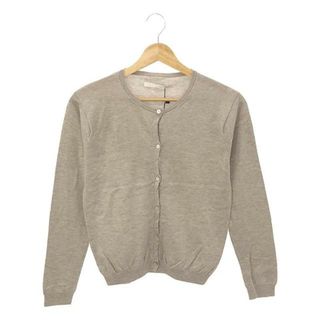 【美品】  evam eva vie / エヴァムエヴァヴィー | supima cardigan スーピマ カーディガン | M | グレー | レディース(カーディガン)