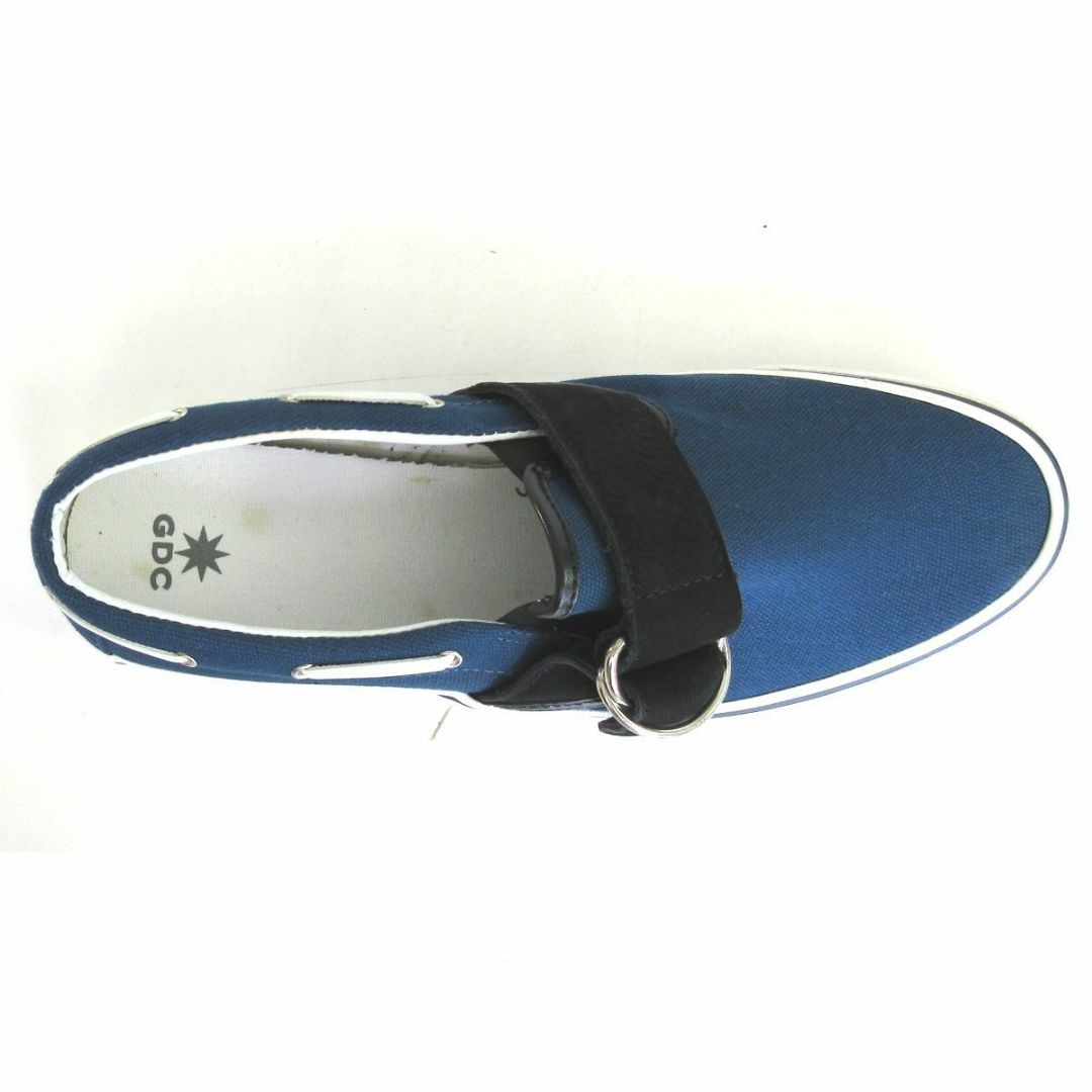 メンズスリッポン M 25cm スニーカー デッキシューズ 紺✴GDC メンズの靴/シューズ(スニーカー)の商品写真