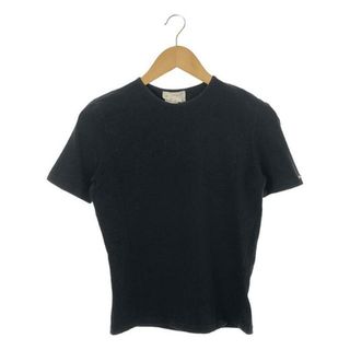 セリーヌ(celine)のCELINE / セリーヌ | プレートロゴ クルーネックカットソー | 42 | ネイビー | レディース(Tシャツ(半袖/袖なし))